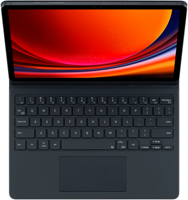 Samsung Book Cover Keyboard with Trackpad for Galaxy Tab S9 / S9FE - Black